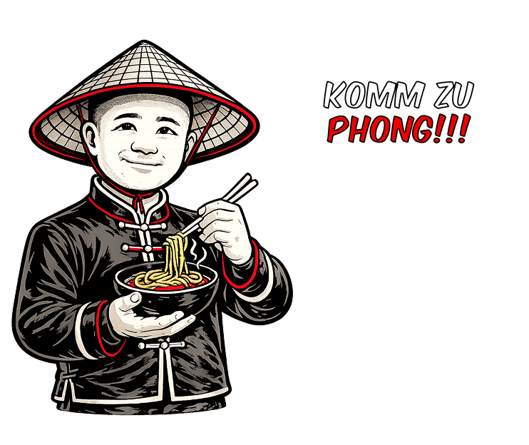 HIEU PHONG Charakter mit Sprechblase